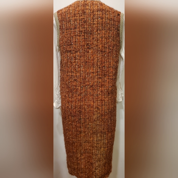 60/70's Vintage Long Hand Woven Vest - Picture 3 of 4